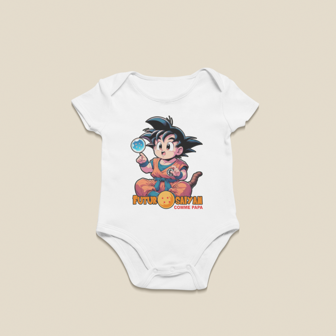 Body bébé Dragon Ball Futur Saiyan