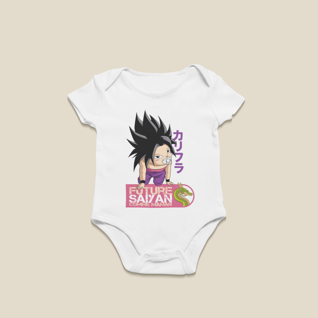 Body bébé Dragon Ball Khalifa Futur Saiyan