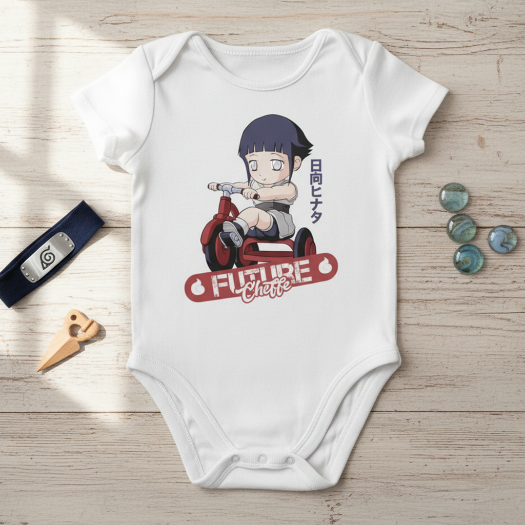 Body bébé Hinata "future cheffe" 1 Body bébé Hinata "future cheffe"