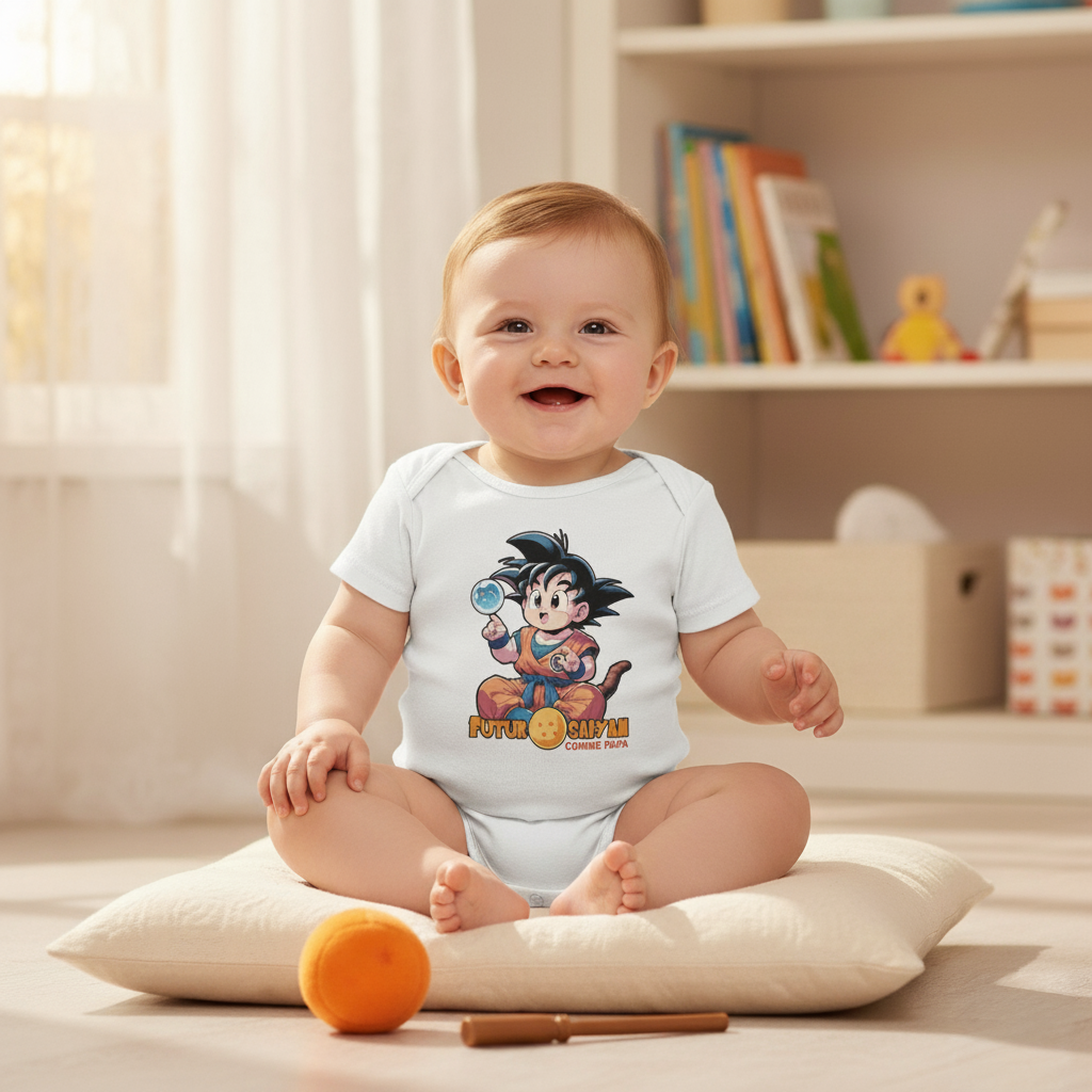 Body bébé Futur Saiyan "Son Goku" 2 Body bébé Futur Saiyan "Son Goku" – Image 2