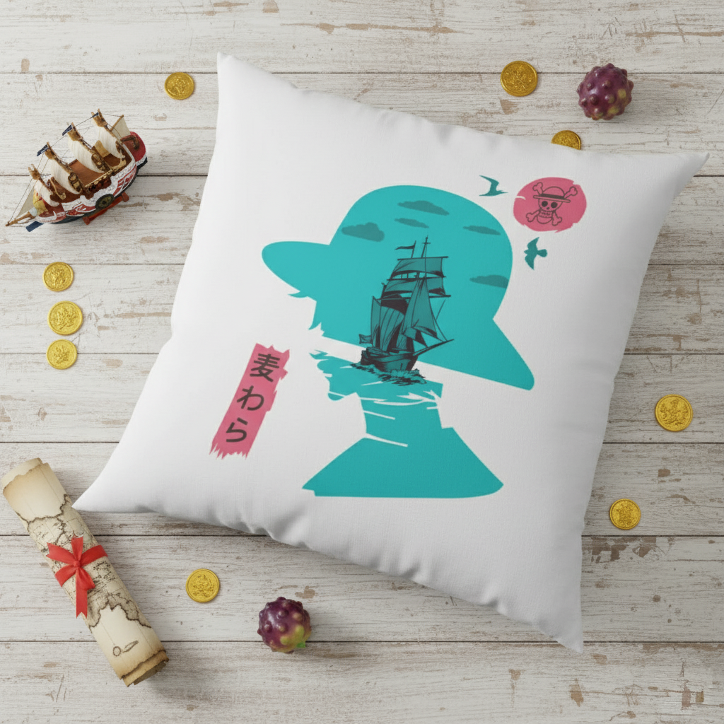 Coussin Mugiwara Jolly Roger 1 Coussin Mugiwara Jolly Roger