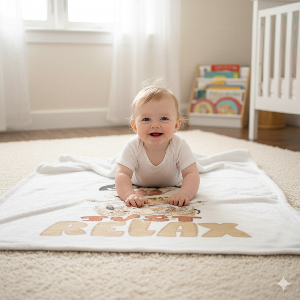 Plaid bébé One Piece “Just Relax” 4 Plaid bébé One Piece “Just Relax” – Image 4