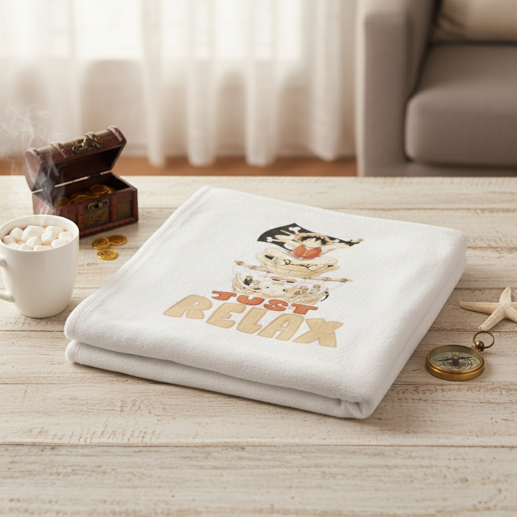 Plaid bébé One Piece “Just Relax” 1 Plaid bébé One Piece “Just Relax”